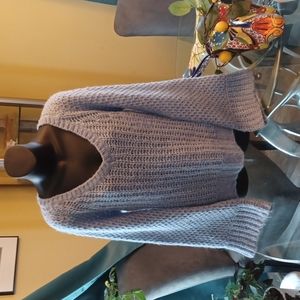 Moth sweater! Gorgeous! light bluish,  lavender! Made in Italy! Sz S